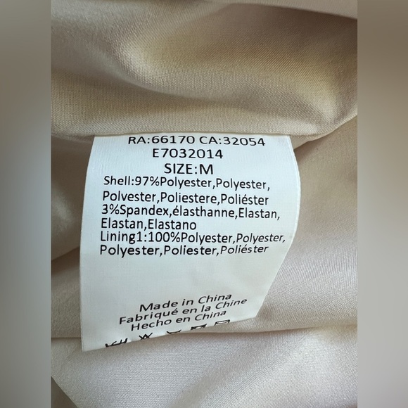 Elliatt Anthropologie One Shoulder Mercury Ruched Mini Dress Pearl/Cream Sz Med - Picture 10 of 16